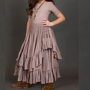 JoyFolie Mia Dress Mia lavender tiered Prairie boho farmhouse ruffle14